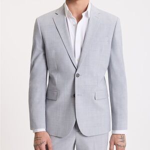 NEW Express Men's Extra Slim Jacket in Gray
